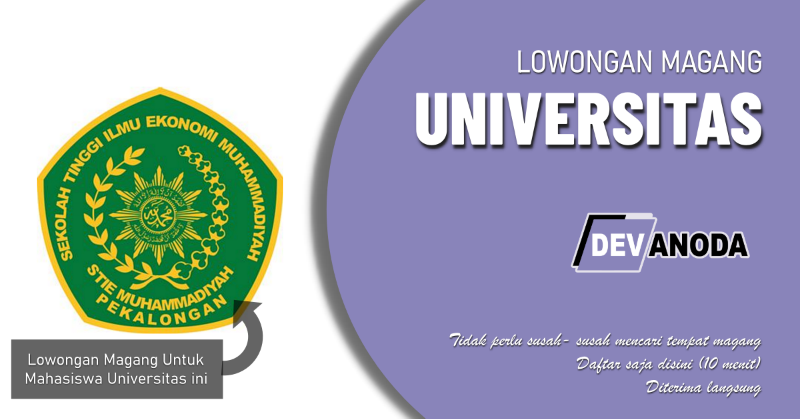 You are currently viewing Lowongan Magang STIE Muhammadiyah Pekalongan