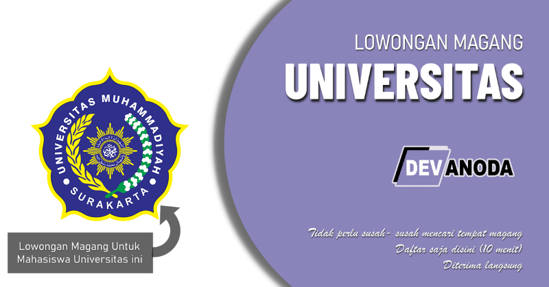 You are currently viewing Lowongan Magang Universitas Muhammadiyah Surakarta