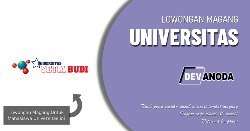 You are currently viewing Lowongan Magang Universitas Setia Budi Surakarta
