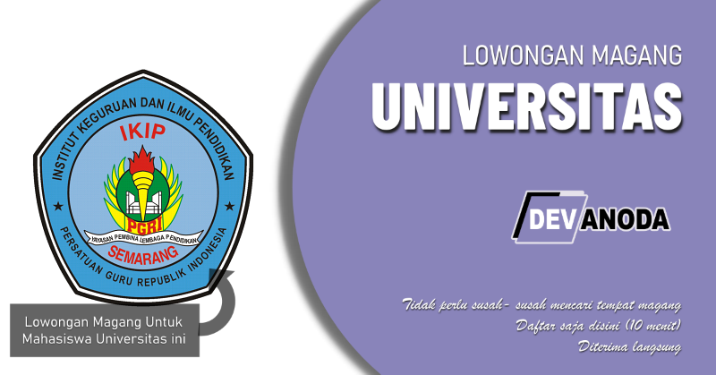 You are currently viewing Lowongan Magang IKIP PGRI Semarang