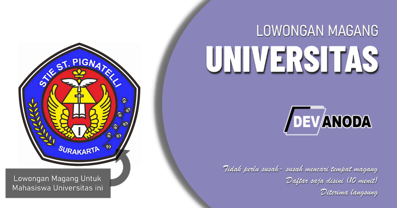 You are currently viewing Lowongan Magang Sekolah Tinggi Ilmu Ekonomi St. Pignatelli