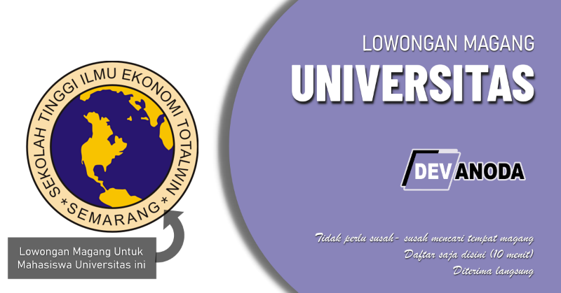 You are currently viewing Lowongan Magang Sekolah Tinggi Ilmu Ekonomi Totalwin