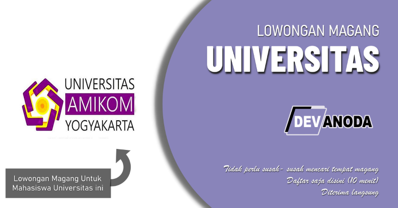 You are currently viewing Lowongan Magang Sekolah Tinggi Ilmu Komputer Amikom