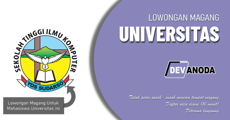 You are currently viewing Lowongan Magang Sekolah Tinggi Ilmu Komputer Yos Sudarso