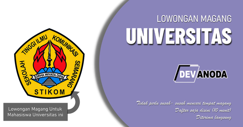 You are currently viewing Lowongan Magang Sekolah Tinggi Ilmu Komunikasi