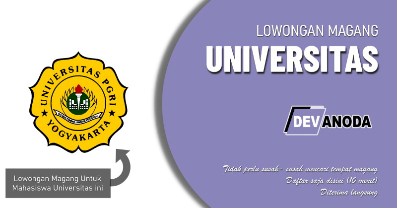 You are currently viewing Lowongan Magang Universitas PGRI Yogya