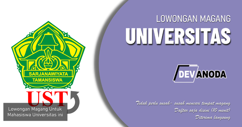 You are currently viewing Lowongan Magang universitas sarjanawiyata tamansiswa