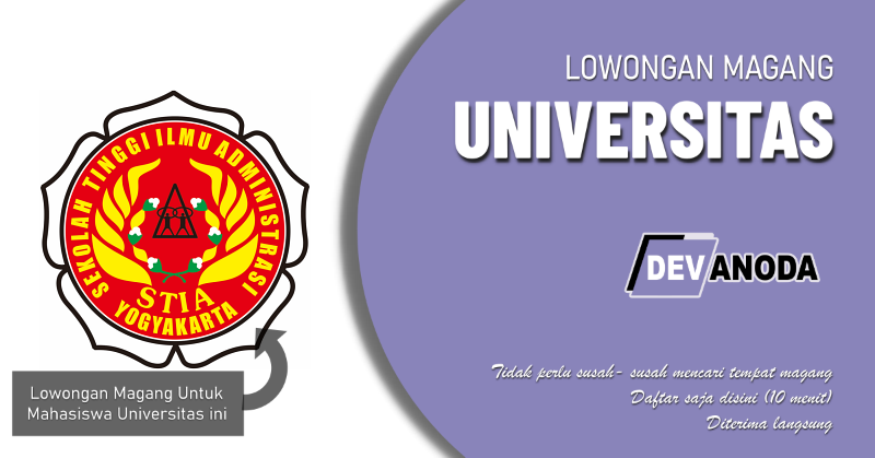 You are currently viewing Lowongan Magang STIA AAN Yogyakarta