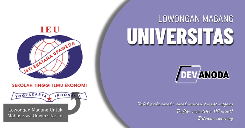 You are currently viewing Lowongan Magang STIE Upaweda Yogya