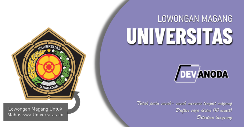 You are currently viewing Lowongan Magang Universitas Janabadra