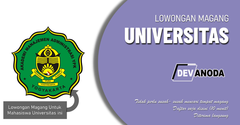 You are currently viewing Lowongan Magang Akademi Manajemen Administrasi YPK