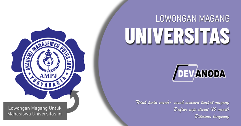 You are currently viewing Lowongan Magang Akademi Manajemen Putra Jaya