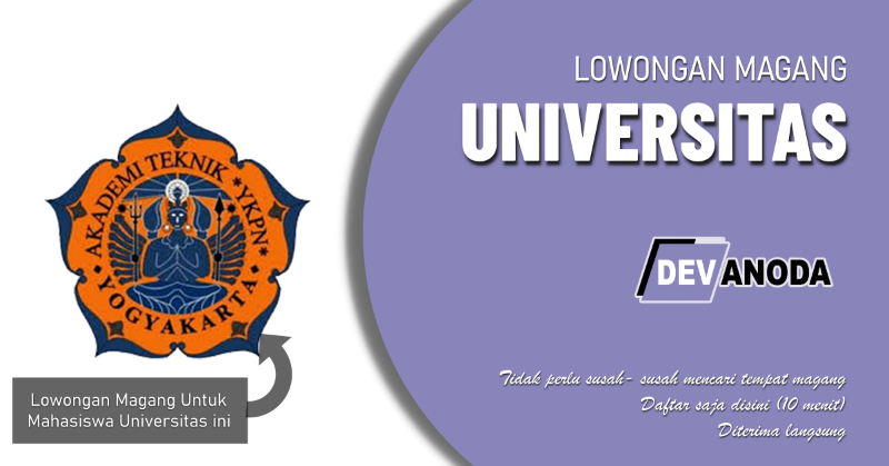 You are currently viewing Lowongan Magang Akademi Teknik YKPN