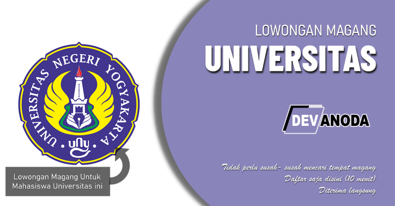 You are currently viewing Lowongan Magang universitas negeri yogyakarta