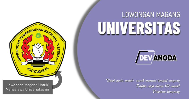 You are currently viewing Lowongan Magang UPN Veteran Yogyakarta