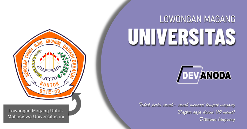 You are currently viewing Lowongan Magang STIE Dahani Dahanai Buntok, Buntok, Barito Selatan