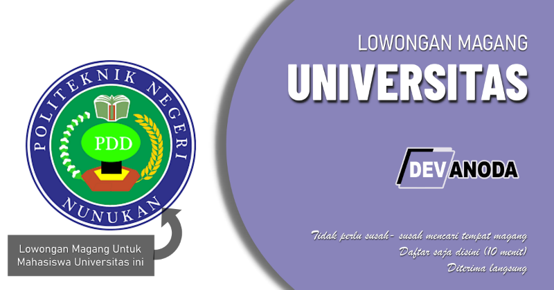 You are currently viewing Lowongan Magang Politeknik Negeri Nunukan