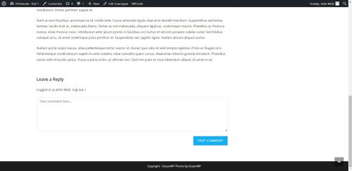 Tampilan halaman yang elemen nya disembunyikan Bag. Bawah