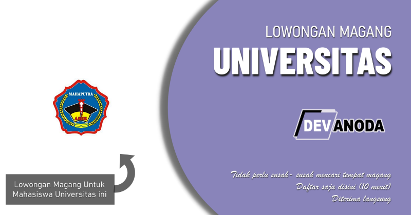 You are currently viewing Lowongan Magang AMIK Mahaputra Riau
