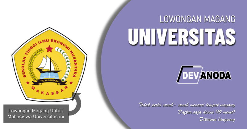 You are currently viewing Lowongan Magang STIE Nusantara Makassar