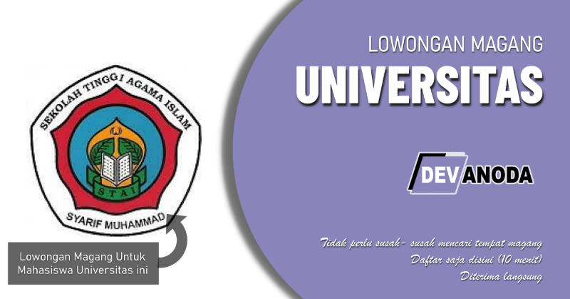 You are currently viewing Lowongan Magang Sekolah Tinggi Agama Islam Syarif Muhammad, Raha