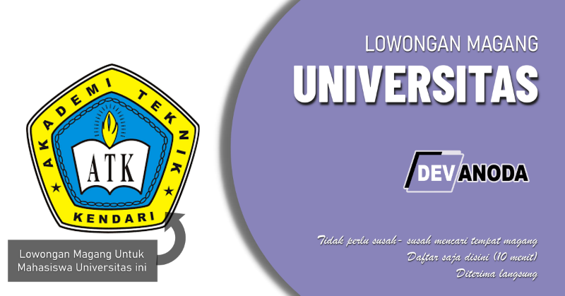 You are currently viewing Lowongan Magang Akademi Teknik Kendari
