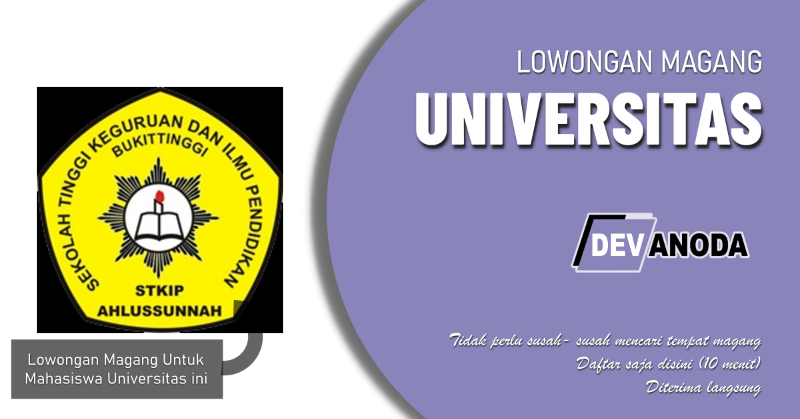 You are currently viewing Lowongan Magang STKIP Ahlussunnah