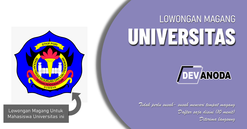 You are currently viewing Lowongan Magang STKIP PGRI Sumbar