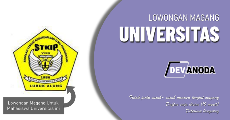 You are currently viewing Lowongan Magang STKIP YDB Lubuk Alung