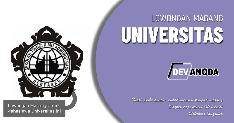 You are currently viewing Lowongan Magang Sekolah Tinggi Ilmu Administrasi Denpasar