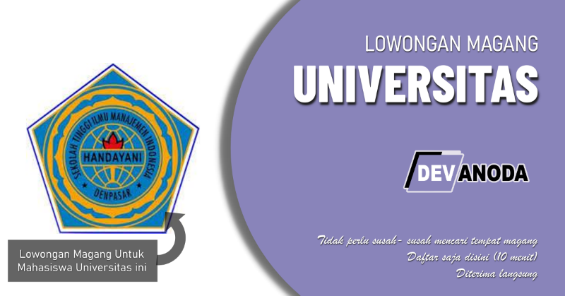 You are currently viewing Lowongan Magang Sekolah Tinggi Ilmu Manajemen Handayani