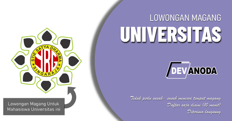 You are currently viewing Lowongan Magang STIE Satya Dharma