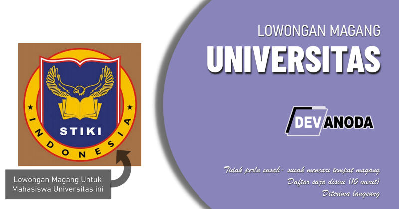 You are currently viewing Lowongan Magang Sekolah Tinggi Ilmu Komputer Indonesia,Denpasar