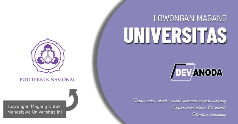 You are currently viewing Lowongan Magang Politeknik Nasional Denpasar