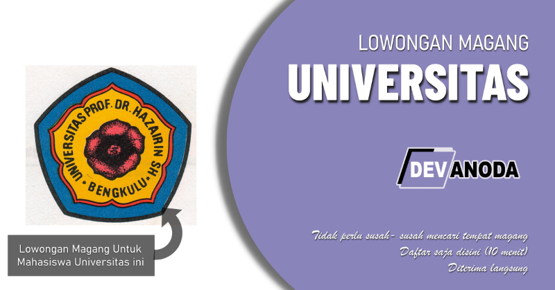 You are currently viewing Lowongan Magang Universitas Prof Dr Hazairin SH