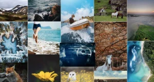 Script Gallery Gambar Acak WordPress 2 Row 5 Kolom