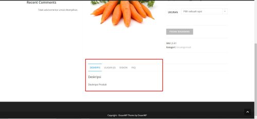 Script menyembunyikan informasi tambahan WooCommerce Setelah Instalasi