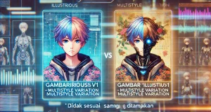 Gambar ‘IllustriousV1 – MultiStyle Variation’ Tidak Sesuai Sampel yang Ditampilkan