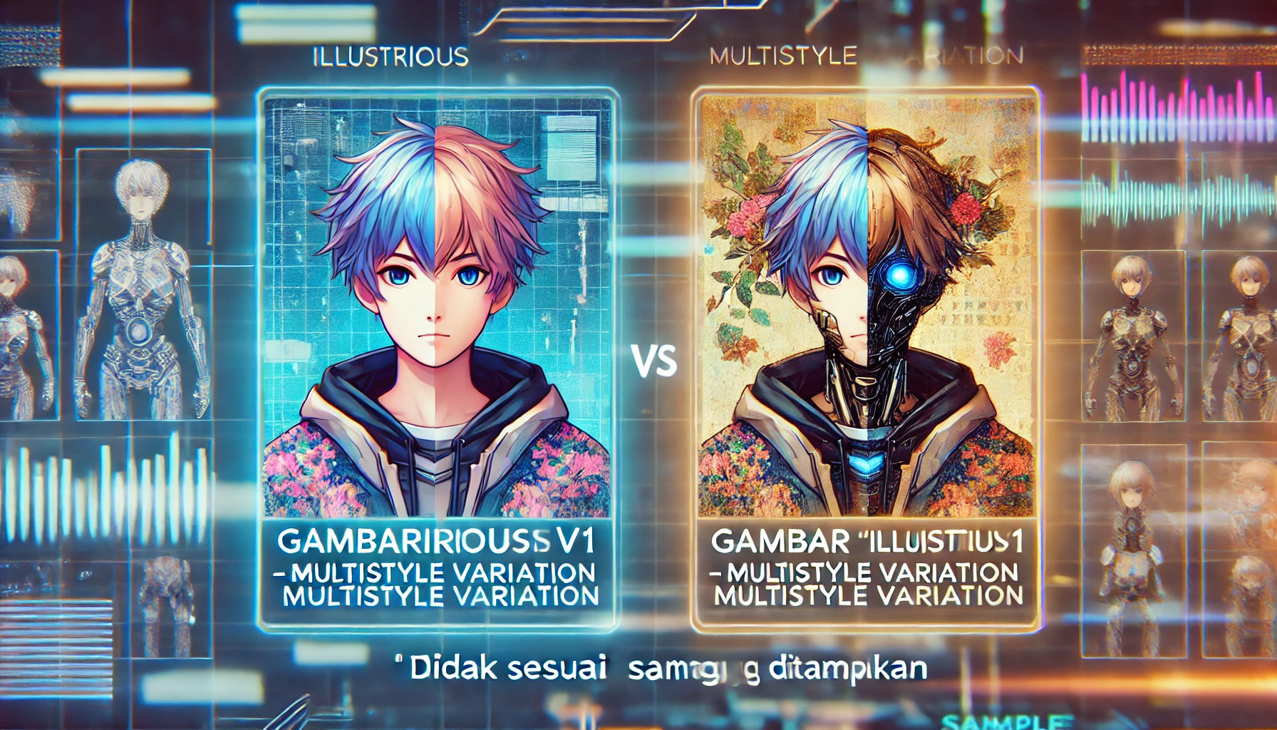 Read more about the article Gambar ‘IllustriousV1 – MultiStyle Variation’ Tidak Sesuai Sampel yang Ditampilkan