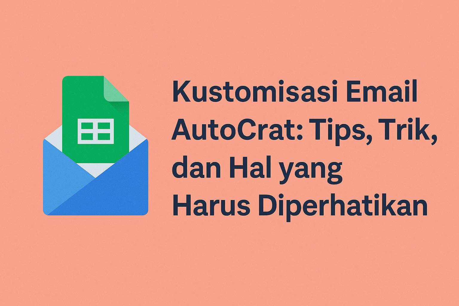 Read more about the article Kustomisasi Email AutoCrat: Tips, Trik dan Hal yang Harus diperhatikan