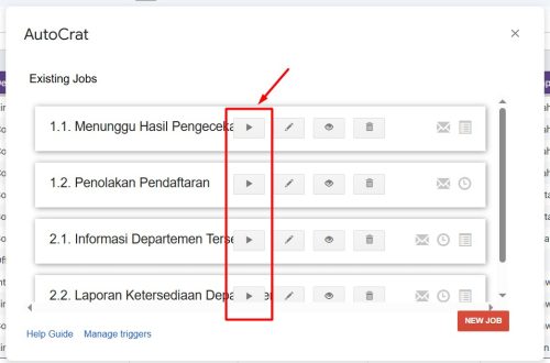 Lokasi tombol Play Manual AutoCrat